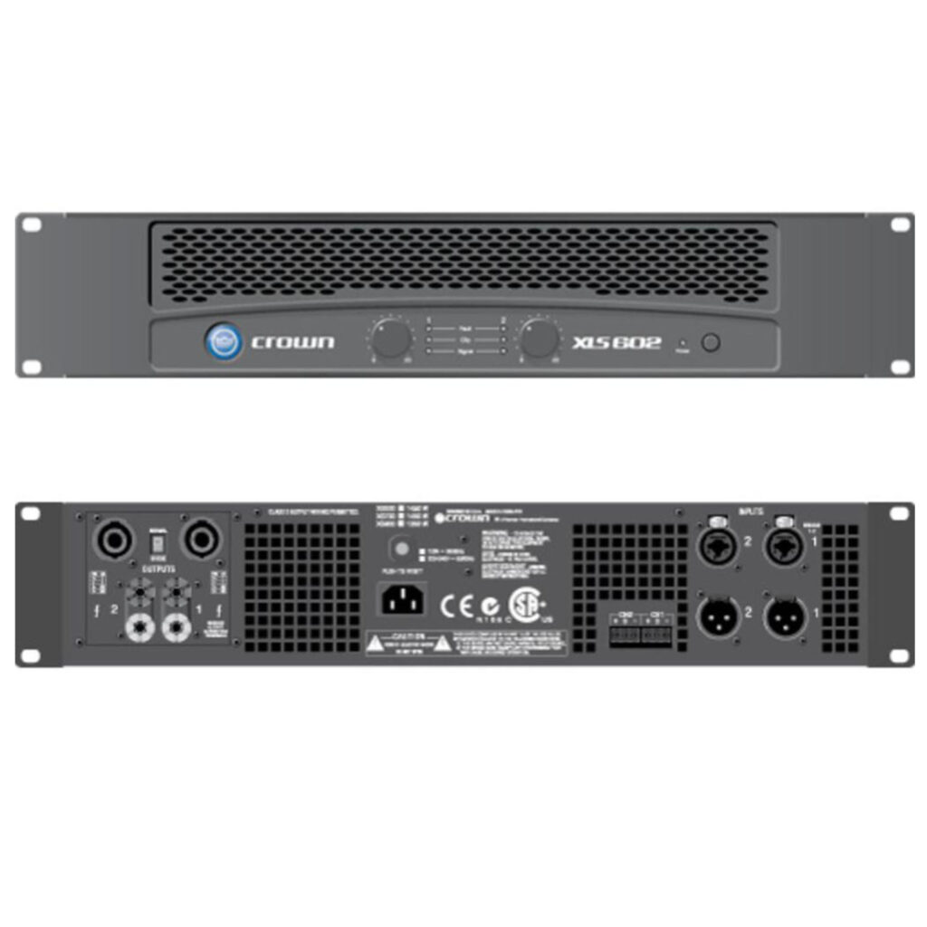 CROWN XLS 602 - Etapa de potencia 2x600watts RMS a 4ohms - Acustic Menorca
