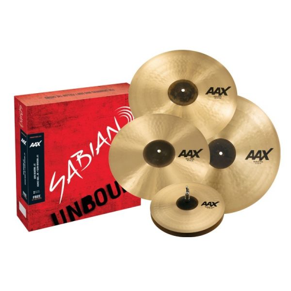 SABIAN AAX SET DE PLATOS (incluye: 14"HH + 16"Crash + 18"Crash + 21"Ride ) - Imagen 2