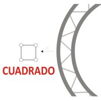FANTEK ECC29P2 - TRUSS Circulo 2m diametro de 29cm en 4 PCS. Serie P