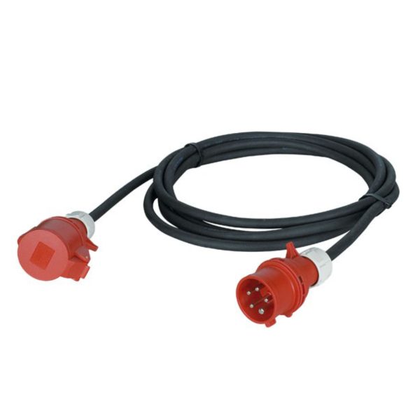 CETAC 25A-5P/26m - Manguera de corriente eléctrica 5x4mm² trifasico