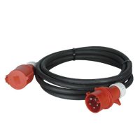 CETAC 32A-5P/25m - Manguera de corriente eléctrica 5x6mm² trifasico