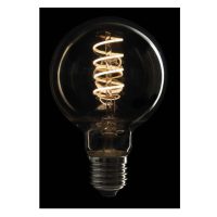 SHOWGEAR - Bombilla de Filamento Led G80 E27 Regulable con Cubierta de Cristal Dorado  4W