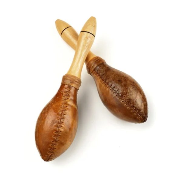 MARACAS CUBANAS ARTESANALES - De Cuero Genuino