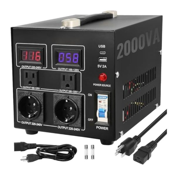 Transformador VEVOR SV-2000VA - 110V/220V